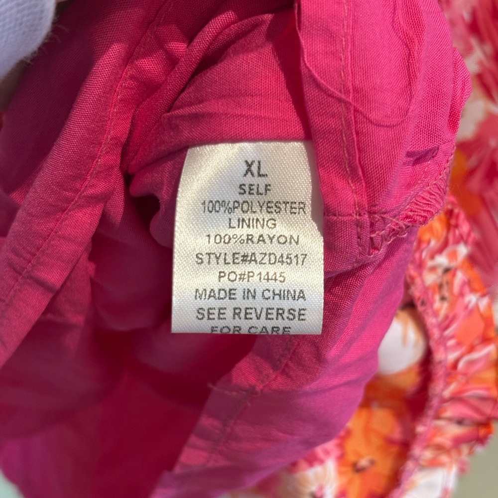 Fashion Nova NWT Elisa Mini Dress Floral Fuchsia/combo Size XL - Picture 7 of 7